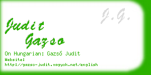 judit gazso business card